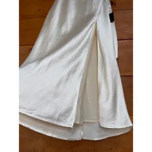 NWT Lulus Exceptional Status Ivory Halter Backless Slip Midi Dress Banquet Sz S thumbnail 3