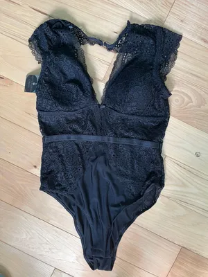 Lacey Black Bodysuit Size M thumbnail 1