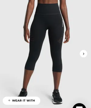 Gymshark Energy Seamless Cropped Leggings thumbnail 4