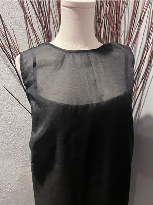 🌺A New Day Black Organza Shift Dress Size Xxl Nwt🌺 thumbnail 3