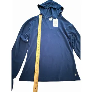 Buff Bunny Collection‎ Hoodie Womens Sz XS Blue Lightweight Pullover New #IJ1-1 thumbnail 6