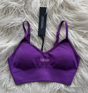 Civil Regime Kelly Seamless Sports Bra Purple Size Small thumbnail 1