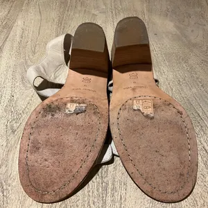 Dolce Vita DV Kanna Ankle Strap Sandals Ivory Leather Size 9 - Copper Buckles thumbnail 7