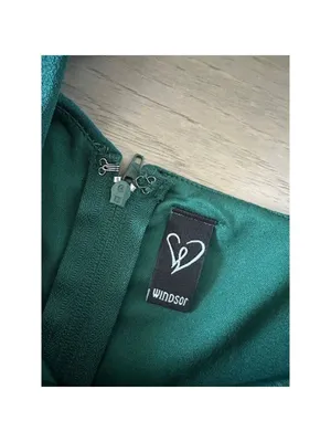 Windsor Teal Green One Shoulder Mini Dress XS thumbnail 5