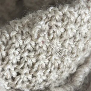 Vintage Aran Crafts Merino Cardigan Cream Large‎ thumbnail 10
