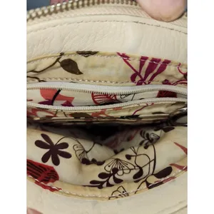 Brighton Cream Leather Crossbody with Front Pocket thumbnail 15