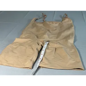 SKIMS L Seamless Mid Thigh Shapewear Bodysuit Nude Beige Adjustable Straps thumbnail 5