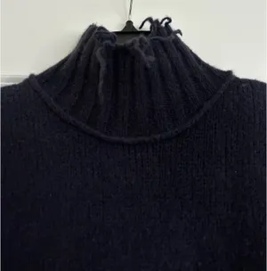 NSF Revolve Kori Wool Blend Fringe Trim Turtleneck Sweater Navg thumbnail 8