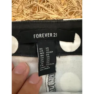 Forever 21 Black and White Polka Dot Skirt Size XS thumbnail 3