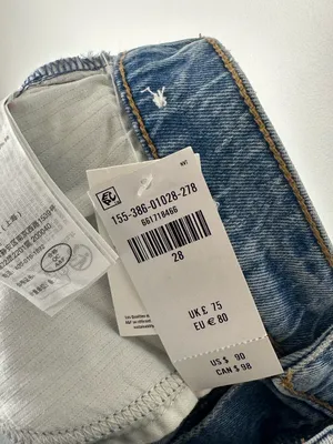 Abercrombie and Fitch Ultra High Rise 90s Straight Jean Women’s Sz‎ 28 R thumbnail 8