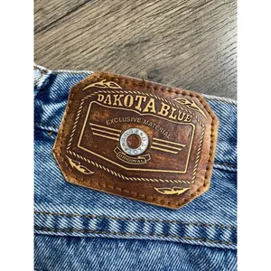 EUC Womens‎ Dakota Blue vintage high rise acidwash bow ankles jeans western SZ 7 thumbnail 12