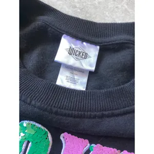Wicked Musical Sequin Sweatshirt XXL Black Defy Gravity Universal Studios Crew thumbnail 4