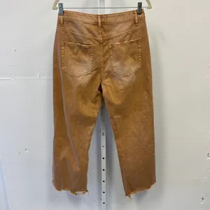 Vervet Kiss Of California Super High Rise 90's Vintage‎ Crop Flare Jeans W27 Tan thumbnail 4