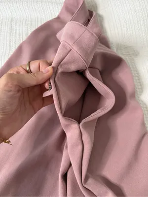 Good Luck Gem Tailored High-Rise Trousers in Mauve Pink thumbnail 5