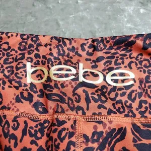 Bebe‎ Leopard Print Biker Shorts thumbnail 4