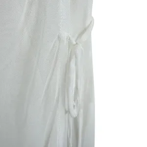 Princess Polly NWT Martinez White Mesh Long Sleeve Mini Dress Square Neck Size 0 thumbnail 9