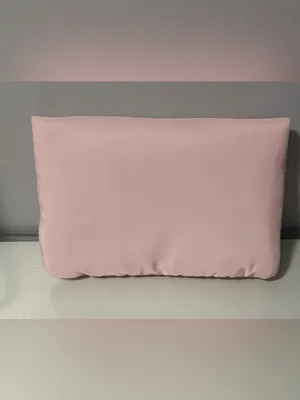 Dior Pale Pink CD Logo Pouch with Silver Emblem thumbnail 2