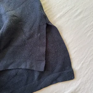 Oversized Turtleneck Tunic Sweater Blue thumbnail 5