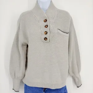 Lunya Sweater Silk Organic Cotton XS/S Quiet Luxury‎ Scandinavian Coastal thumbnail 1