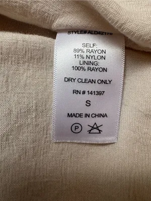 ASTR The Label Linen Blend Tie Front Button Midi Dress Small thumbnail 7