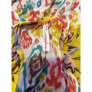 Anthropologie Maureen Boho Floral Tunic Top Womens Medium Peasant Blouse thumbnail 7