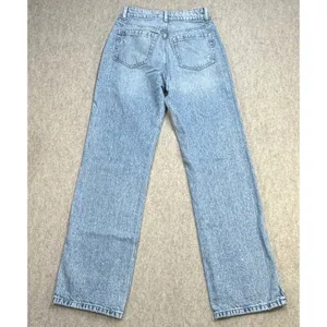 Garage Jeans Women 1 Straight Leg Blue Y2K Grunge 90s Off Duty Skater Distressed thumbnail 2