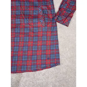 Southern Tide Alyssa Wintertime Spice Plaid Shirt Dress Xs Pockets‎ thumbnail 3