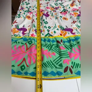 SHOP THE MINT All I Want White Abstract Tiered Dress size XL thumbnail 7