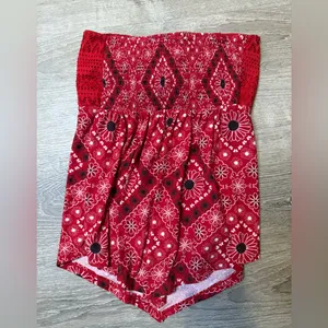 •NO BOUNDARIES• HANDKERCHIEF STRAPLESS TOP thumbnail 6