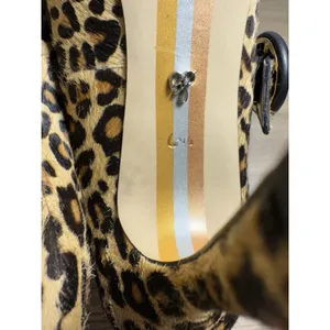 Sam Edelman Pointed-Toe Haircalf Pumps Hinda Nude Leopard Size 6.5 Strappy thumbnail 7