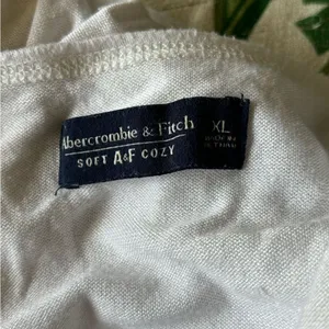 Abercrombie & Fitch Soft A&F Cozy Wrap Bodysuit Long Sleeve XL White thumbnail 2