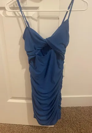 Hello Molly blue hoco dress thumbnail 1