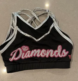 Diamond sports bra varsity brand size small,‎ cheer, cheerleading thumbnail 1