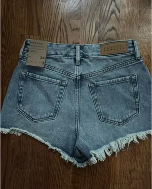 PacSun High-Rise Festival Denim Shorts thumbnail 2