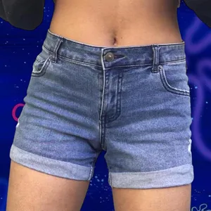 REWASH Denim high-rise shorts thumbnail 1