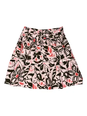Anthropologie Bettina Floral Paper Bag Skirt Medium thumbnail 2