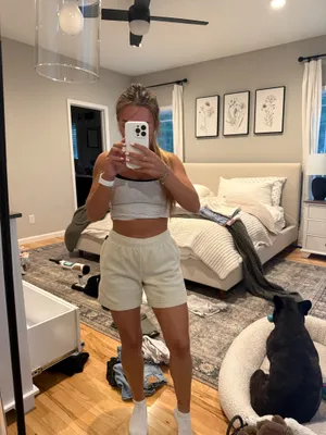 Aritzia region shorts golden  thumbnail 3