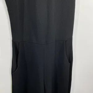 Caution to the Wind Black Mock Neck Sleeveless Wide‎ Leg Jumpsuit Womens Small S thumbnail 5