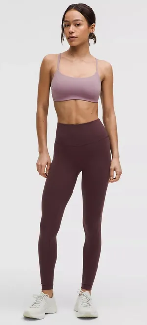 Lululemon Wunder Train High-Rise Tight 28" Size 8 Goodnight Plum NWT Authentic thumbnail 1