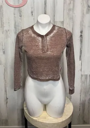 Brown crop top size XSmall Brown thumbnail 1