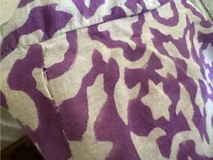Roberta Roller Rabbit Purple Print Cotton Tunic Dress Cover Up Size Small thumbnail 8