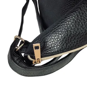 Black Vegan Leather Bag thumbnail 2