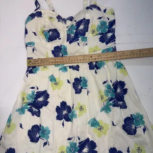 Y2K Vtg American Eagle Baby Doll Floral Sun Dress Prairie Preppy Coquette XS Nw thumbnail 7