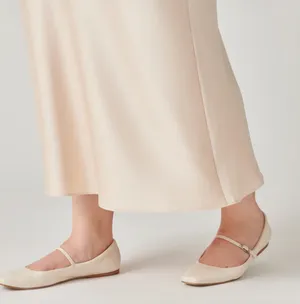 Ballet Flat White Size 8 thumbnail 3