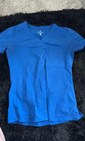 Med couture Blue Scrub Top thumbnail 1