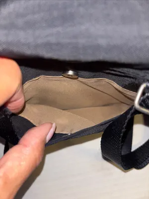 Baggallini Black Nylon Crossbody Compact Size Lots Of Compartments Preloved thumbnail 7