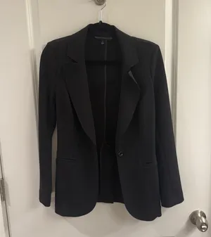 White House Black Market Blazer Black thumbnail 1