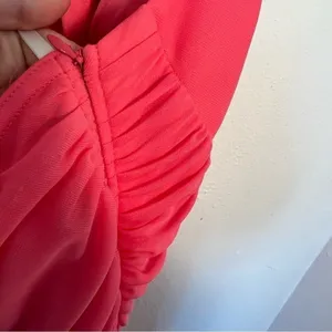 Vintage Betsy & Adam by Linda Bernell Women's Halter Dress Pink Maxi Dress Prom thumbnail 10