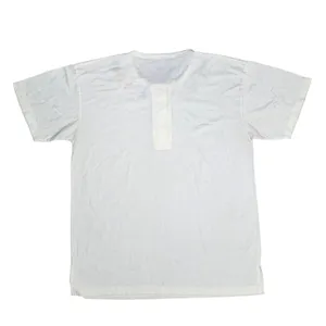 Vintage White Cotton Embroidered Henley Top With tropical Animal embroidery XL thumbnail 2
