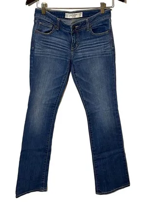 Abercrombie & Fitch Boot‎ Cut Jean Blue Size 4S 27/31 thumbnail 1